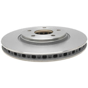 ACDelco front rotor packaging and label showing model and fitment benefits