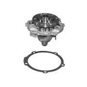 ACDelco Gold water pump front view showing mounting flange and included gasket for accurate fit
