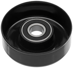 ACDelco Gold pulley close-up of bearing and steel edge showing durable construction and quiet operation