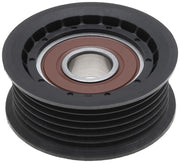 ACDelco Gold 38082 front view showing pulley face and mounting hole for reliable belt guidance
