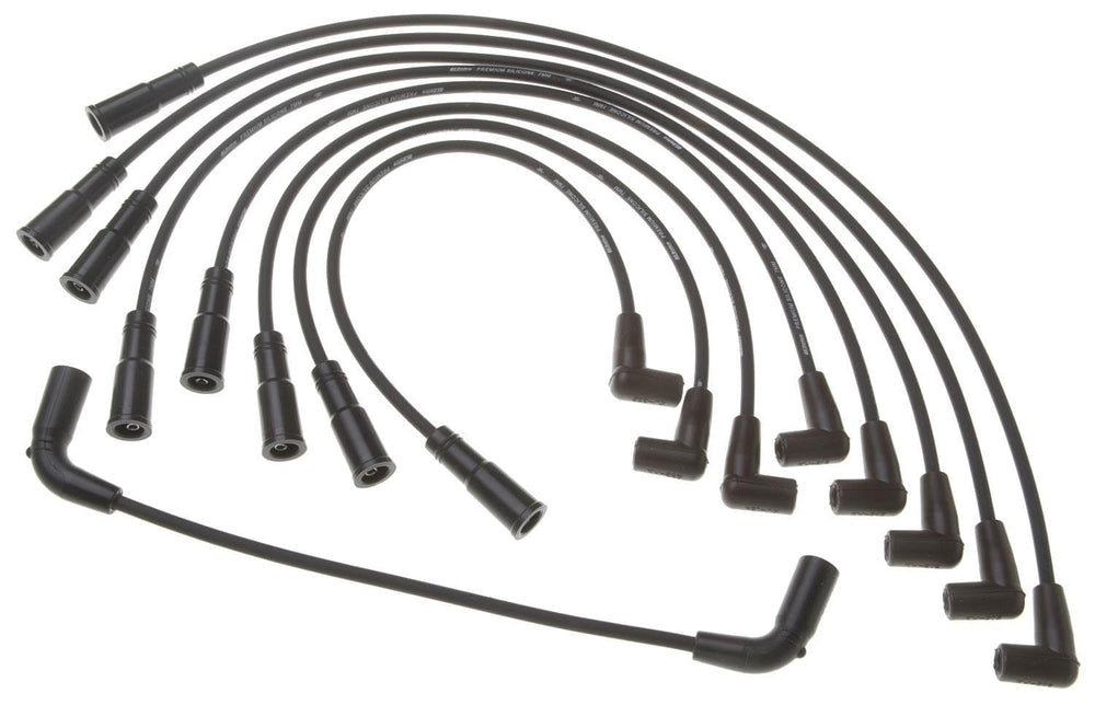 ACDelco Gold 9718Q front view showing full wire set and packaging, reliable replacement benefit
