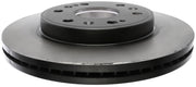 ACDelco Gold front rotor profile showing rotor face and hub, ensuring OE fit