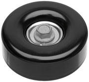 ACDelco idler pulley front view showing fit and bolt for quick replacement