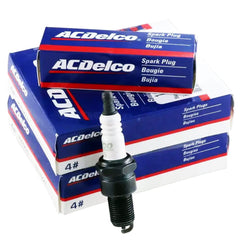ACDelco R44T electrode close-up highlighting corrosion-resistant sheathing