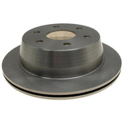 ACDelco rear rotor front view showing disc surface and fitment benefit
