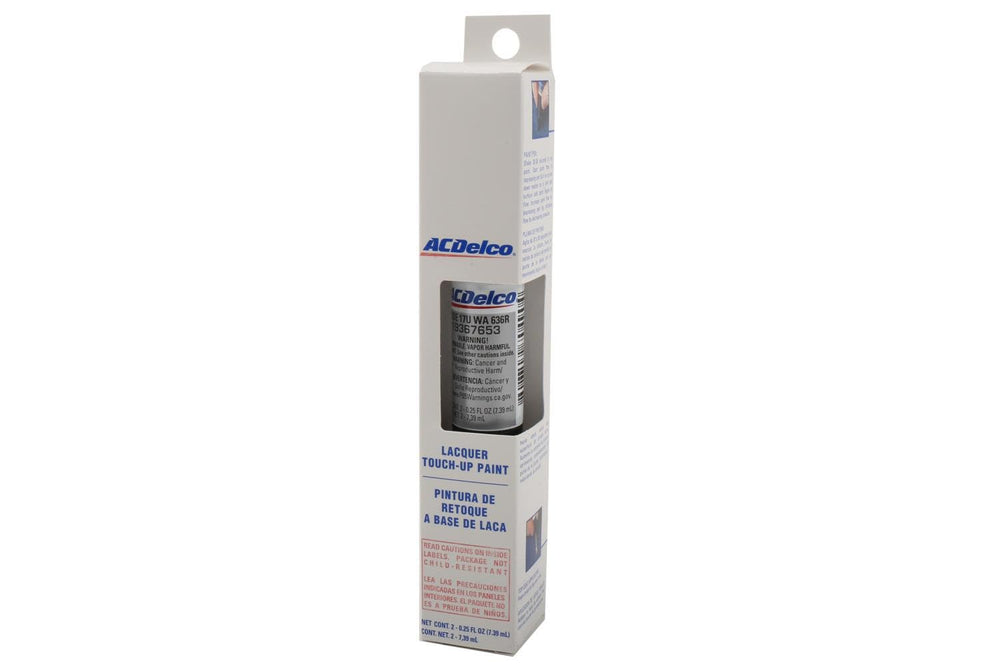 ACDelco switchblade silver front packaging showing factory color and pen benefits