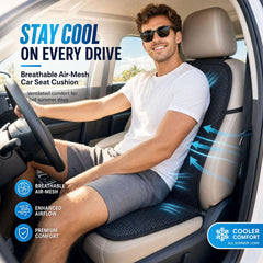 acdiac installed on SUV driver seat improving airflow and seating comfort