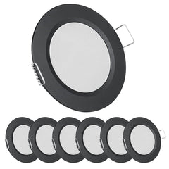 acegoo front view puck light showing clean flush mount and bright output