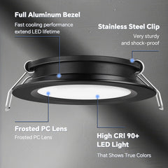 acegoo stainless steel spring clip detail for secure rattle-free mounting