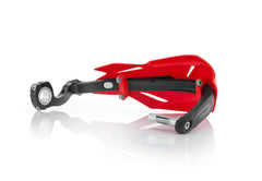 Acerbis handguard installed on handlebar illustrating control protection
