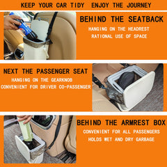 ACIOOCO mounted behind headrest in SUV saving floor space and reducing clutter