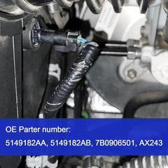 AcornTech sensor installed in engine bay demonstrating correct fitment and function