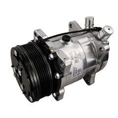 ACTECMAX front view showing complete compressor and clutch, highlights ready-to-install benefit