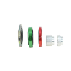 ACTECMAX close-up of all color-coded sealing washers for quick identification