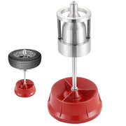 Acymner front view of balancer showing compact stable base and portability benefit