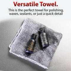 Adam's Polishes towel drying a car panel fast without scratching