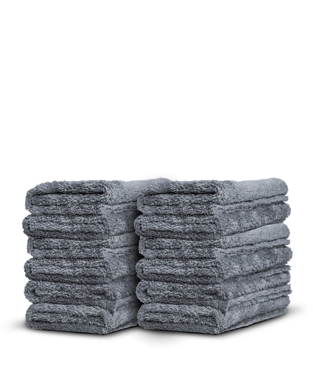 Adam's Polishes front view of 12-pack showing neat stacked towels for easy storage and use