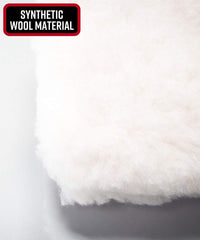 Adam's Polishes close-up of synthetic wool fibers highlighting soft texture and dirt trapping