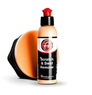 Adam's Polishes front bottle and orange pad showing kit and ease of use