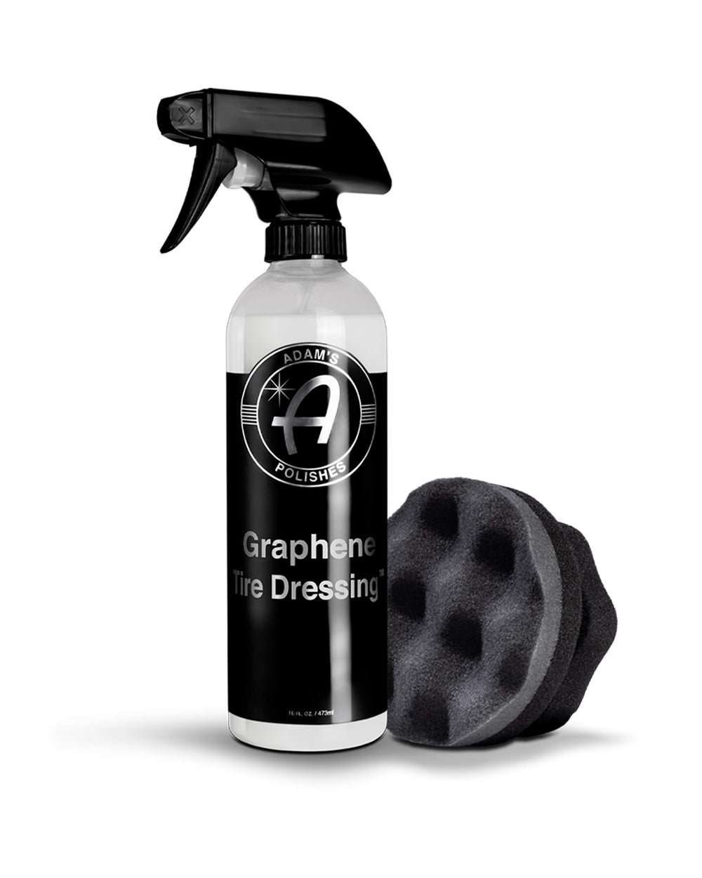 Adam's Polishes front packaging showing product and branding benefit: professional finish