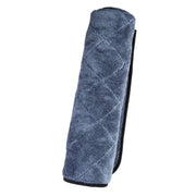 Adam's Polishes front view of jumbo plush drying towel showing full size and benefit of surface coverage