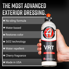 Adam's Polishes creamy VRT texture close-up showing spreadability for even coverage