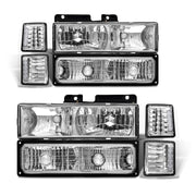 ADCARLIGHTS front headlight assembly angled view showing accurate OE fitment and clean look