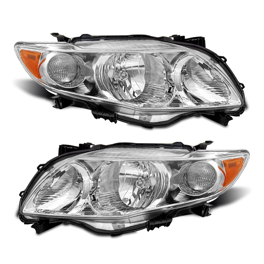ADCARLIGHTS driver-side front assembly showing OE fit and restored appearance