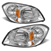 ADCARLIGHTS front assembly pair showing full clear lenses and chrome housing for restored look