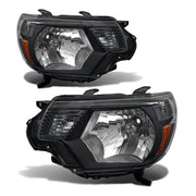 ADCARLIGHTS front view pair showing black housing and factory fit benefits