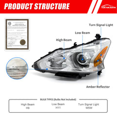 ADCARLIGHTS close-up of UV-coated lens revealing clear, durable optic