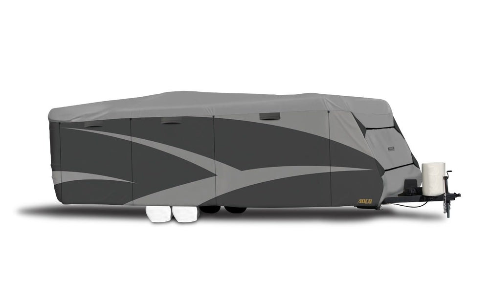 ADCO front view full cover showing complete trailer protection benefit