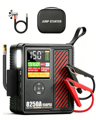 ADORETRIP JFEGWO front view showing compact design and controls for quick roadside help