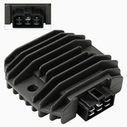 Adorish rectifier front view showing mounting tabs and cooling fins for reliable fit