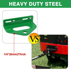 Adorish hitch close-up of welds and steel thickness showing heavy-duty construction