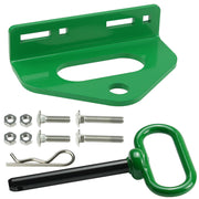 Adorish hitch front view showing sturdy plate and color-coded finish for durability