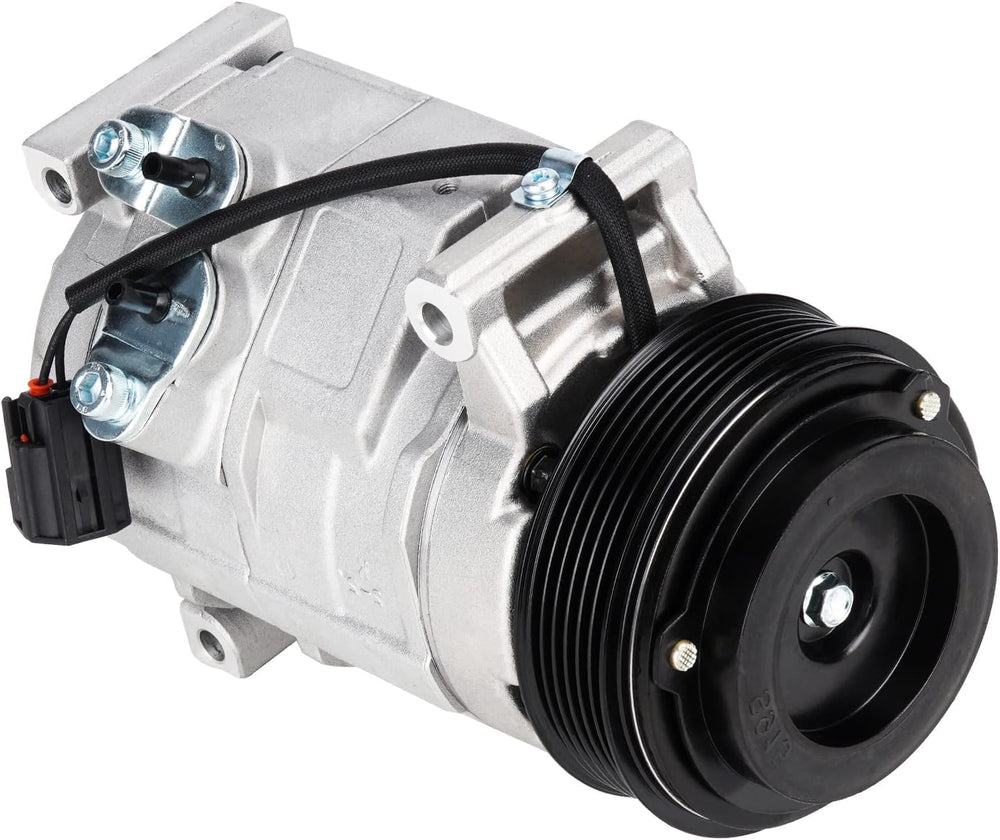 Aeagle front view of compressor showing mounting points and direct-fit for easy replacement