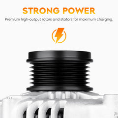 Aeagle alternator mounting points detail for straightforward bolt-in replacement