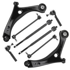 Aeagle front lower control arms packaging showing complete 8-piece kit benefits durability