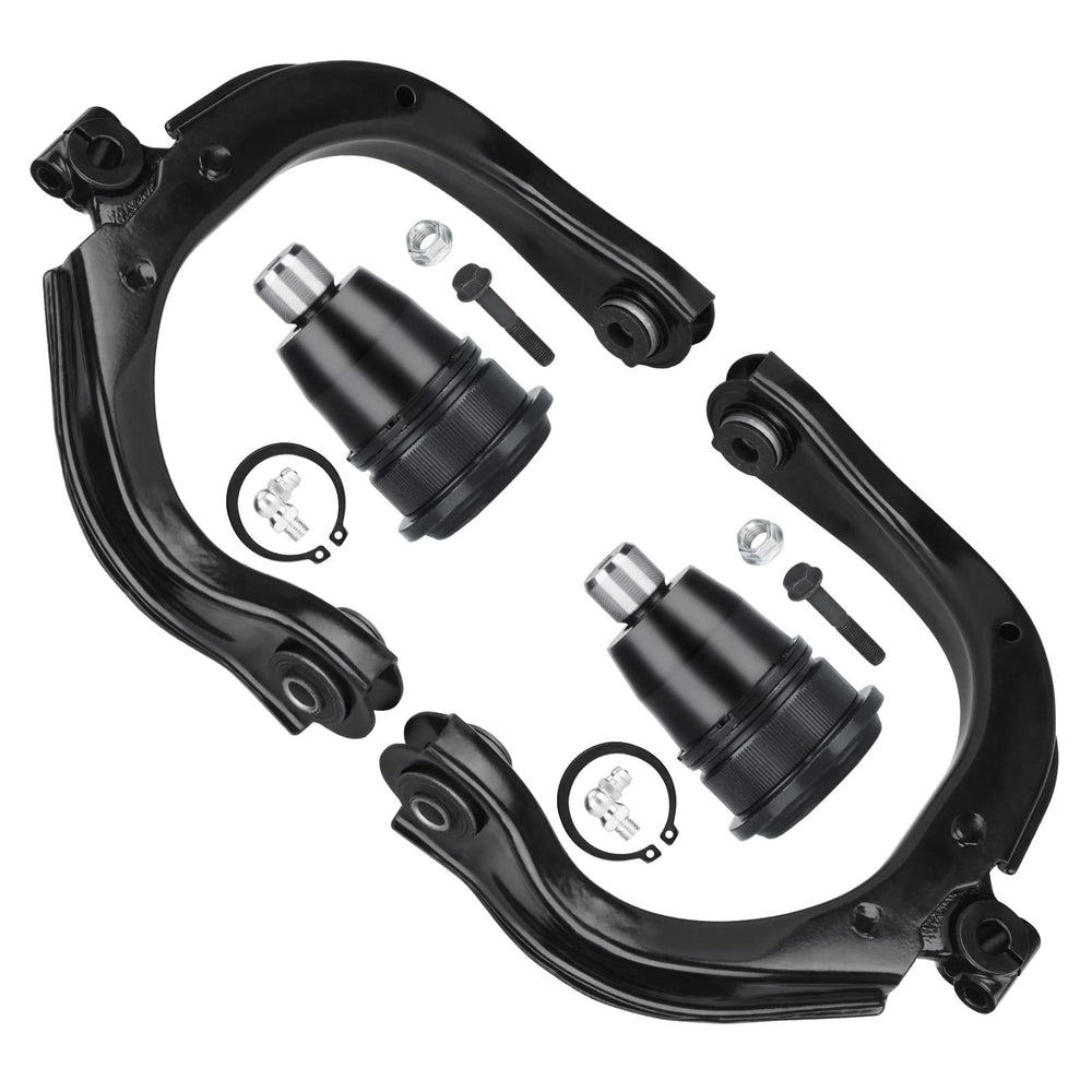 Aeagle front packaging showing the 4-piece control arm kit and clear fitment benefits