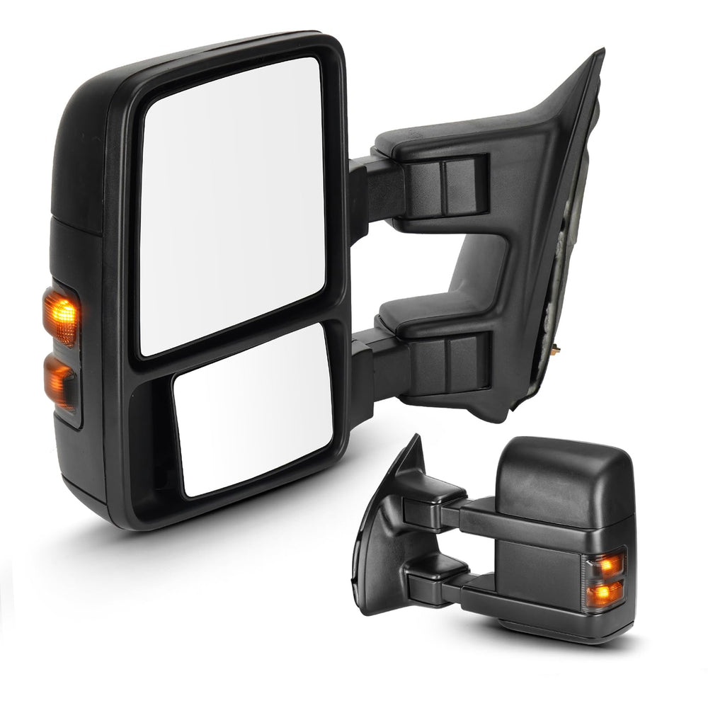 Aeagle front view on truck showing direct-fit replacement and improved towing visibility