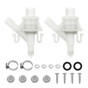 Aecsze two-pack valve kit front view showing included parts for quick replacement