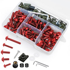 AEEAST full 177-piece bolt kit laid out showing contents and quick selection benefit