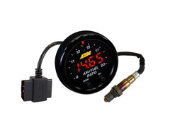 AEM with Bosch 4.9LSU sensor close-up highlighting durable sensing for accurate AFR