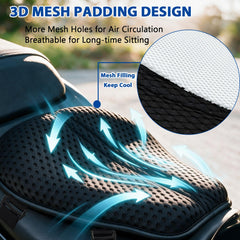 AEROiVi underside with anti-slip dots and strap for secure riding