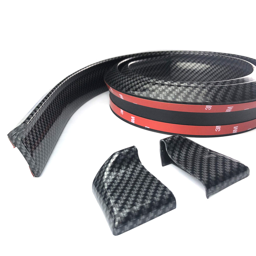 AFATEBOX front view of 4.9ft rear spoiler lip showing fit and style benefit