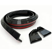 AFATEBOX front view of rear spoiler lip showing slim profile and fit benefit