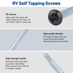 AFZZ screw thread profile side view showing sharp self-tapping threads for fast installation benefit
