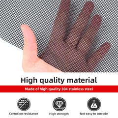 AggAuto close-up of 1mm round holes demonstrating airflow and debris protection