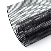 AggAuto front view of 40x13 black honeycomb grille protecting radiator